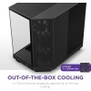 NZXT H6 Flow, CC-H61FB-01, Case Mid-Tower Compatto a Doppia Camera con Flusso d'Aria, Pannelli in Vetro Panoramico, Flusso d'Aria ad Alte Prestazioni, Include 3 Ventole da 120 mm, Nero - Nero / puro piacere NZXT H6 Flow, CC-H61FB-01, Case Mid-Tower Compatto a Doppia Camera con Flusso d'Aria, Pannelli in Vetro Panoramico, Flusso d'Aria ad Alte Prestazioni, Include 3 Ventole da 120 mm, Nero - Nero / puro piacere