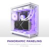 NZXT H6 Flow RGB, CC-H61FW-R1, Case Mid-Tower Compatto a Doppia Camera con Flusso d'Aria, Include 3 Ventole RGB da 120 mm, Pannelli in Vetro Panoramico, Flusso d'Aria ad Alte Prestazioni, Bianco - Bianco NZXT H6 Flow RGB, CC-H61FW-R1, Case Mid-Tower Compatto a Doppia Camera con Flusso d'Aria, Include 3 Ventole RGB da 120 mm, Pannelli in Vetro Panoramico, Flusso d'Aria ad Alte Prestazioni, Bianco - Bianco