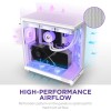 NZXT H6 Flow RGB, CC-H61FW-R1, Case Mid-Tower Compatto a Doppia Camera con Flusso d'Aria, Include 3 Ventole RGB da 120 mm, Pannelli in Vetro Panoramico, Flusso d'Aria ad Alte Prestazioni, Bianco - Bianco NZXT H6 Flow RGB, CC-H61FW-R1, Case Mid-Tower Compatto a Doppia Camera con Flusso d'Aria, Include 3 Ventole RGB da 120 mm, Pannelli in Vetro Panoramico, Flusso d'Aria ad Alte Prestazioni, Bianco - Bianco
