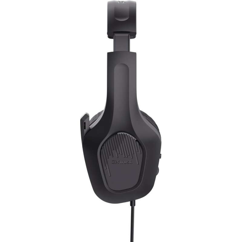 Trust Gaming GXT 415 Zirox Cuffie Gaming Leggere con Driver da 50 mm per PC, Xbox, PS4, PS5, Switch, Mobile, Jack Audio 3.5 mm, Cavo 2m, Cuffie con Microfono Over-Ear - Nero - Nero