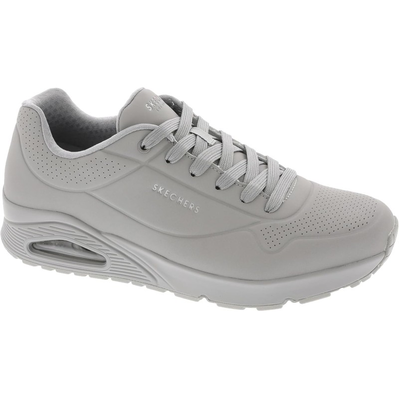 Skechers Uno Stand On Air, Scarpe da Ginnastica Uomo - 39 EU Light Grey Durabuck Mesh Skechers Uno Stand On Air, Scarpe da Ginnastica Uomo - 39 EU Light Grey Durabuck Mesh