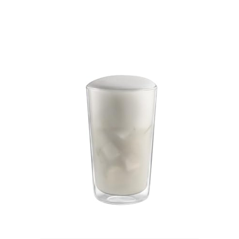 De'Longhi 2 Bicchieri Termici di Vetro a Doppia Parete DLSC325, Vetro Resistente in Borosilicato, Confortevole da Tenere, Senza Condensazione, Lavabile in Lavastoviglie, Capacità 300ml