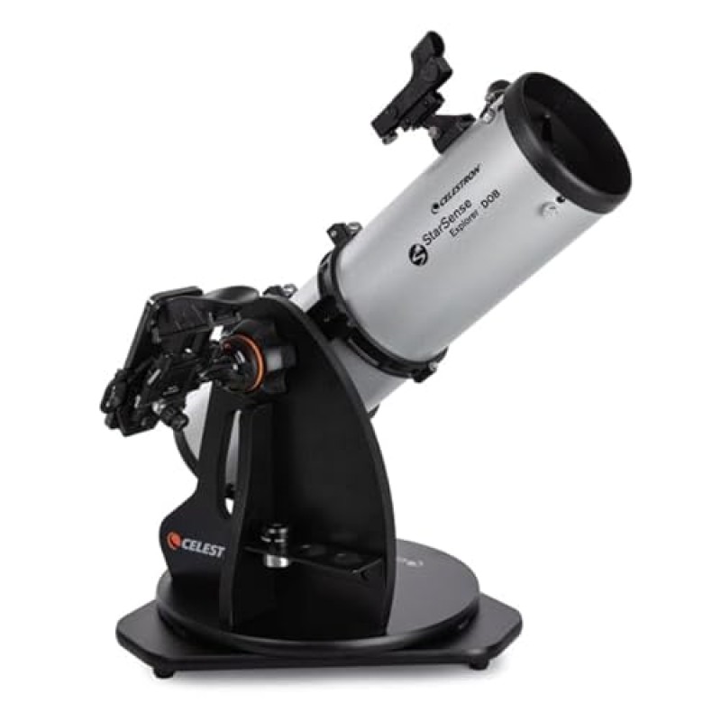 Celestron 22481 StarSense Explorer 130 mm Dobsoniano da tavolo Telescopio compatibile con app per smartphone Funziona con l'app StarSense – Compatibile con iOS/Android Celestron 22481 StarSense Explorer 130 mm Dobsoniano da tavolo Telescopio compatibile con app per smartphone Funziona con l'app StarSense – Compatibile con iOS/Android