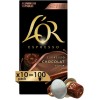 L'Or - Capsule Caffè Espresso Chocolat - 100 Capsule in Alluminio - Intensità 8 - Compatibili con Macchine Nespresso®* original - 10 Pacchetti da 10 Capsule (Totale 100 Capsule) - 10 unità (Confezione da 10) L'Or - Capsule Caffè Espresso Chocolat - 100 Capsule in Alluminio - Intensità 8 - Compatibili con Macchine Nespresso®* original - 10 Pacchetti da 10 Capsule (Totale 100 Capsule) - 10 unità (Confezione da 10)