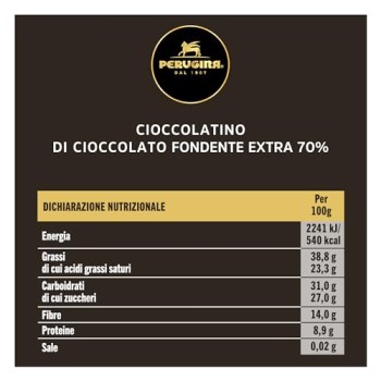 PERUGINA Grifo Fondente 70% Cioccolatini Fondenti Sacchetto 180g - 180g PERUGINA Grifo Fondente 70% Cioccolatini Fondenti Sacchetto 180g - 180g