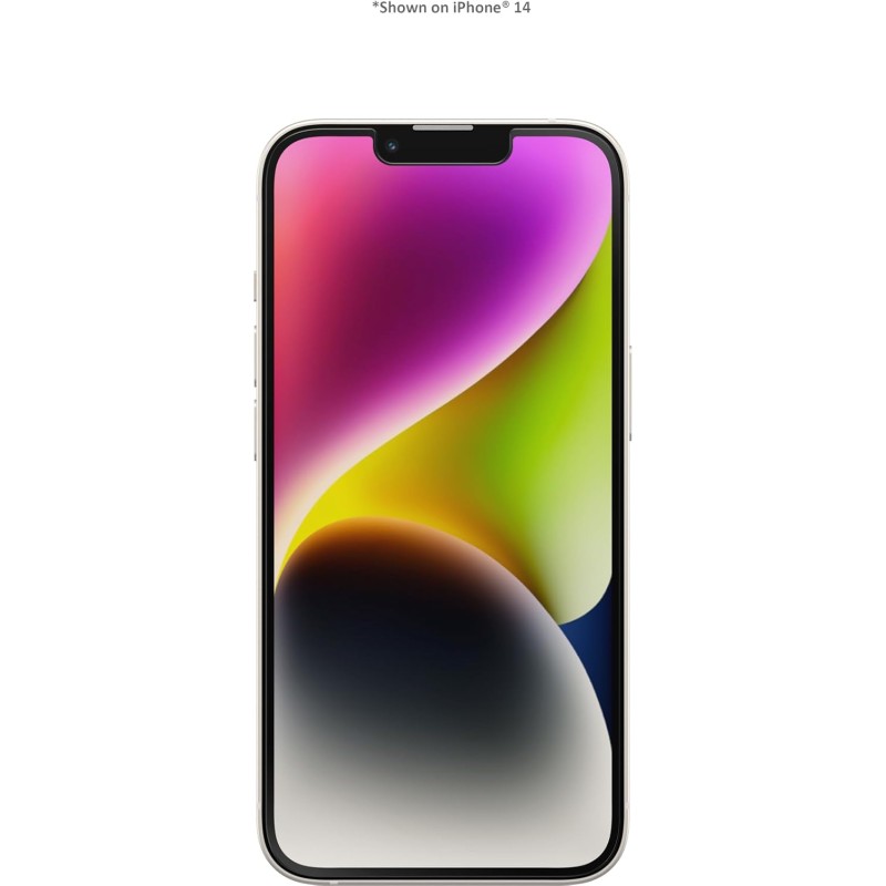 OtterBox Pellicola protettiva in Vetro temperato Premium per iPhone 15 Pro Max con trattamento antimicrobico, Protezione a rotture avanzata, graffi e cadute da 0.9m - iPhone 15 Pro Max