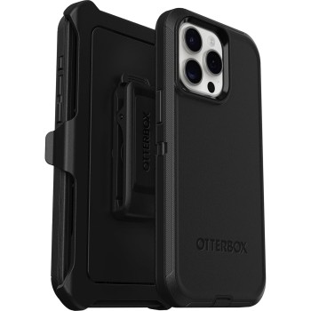 OtterBox Cover per iPhone 15 Pro Max Defender, resistente a shock e cadute, cover ultra robusta, testata 5x vs norme MIL-STD 810G,Nero - iPhone 15 Pro Max Nero OtterBox Cover per iPhone 15 Pro Max Defender, resistente a shock e cadute, cover ultra robusta, testata 5x vs norme MIL-STD 810G,Nero - iPhone 15 Pro Max Nero