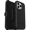 OtterBox Cover per iPhone 15 Pro Max Defender, resistente a shock e cadute, cover ultra robusta, testata 5x vs norme MIL-STD 810G,Nero - iPhone 15 Pro Max Nero