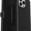 OtterBox Cover per iPhone 15 Pro Max Defender, resistente a shock e cadute, cover ultra robusta, testata 5x vs norme MIL-STD 810G,Nero - iPhone 15 Pro Max Nero
