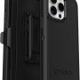 OtterBox Cover per iPhone 15 Pro Max Defender, resistente a shock e cadute, cover ultra robusta, testata 5x vs norme MIL-STD 810G,Nero - iPhone 15 Pro Max Nero