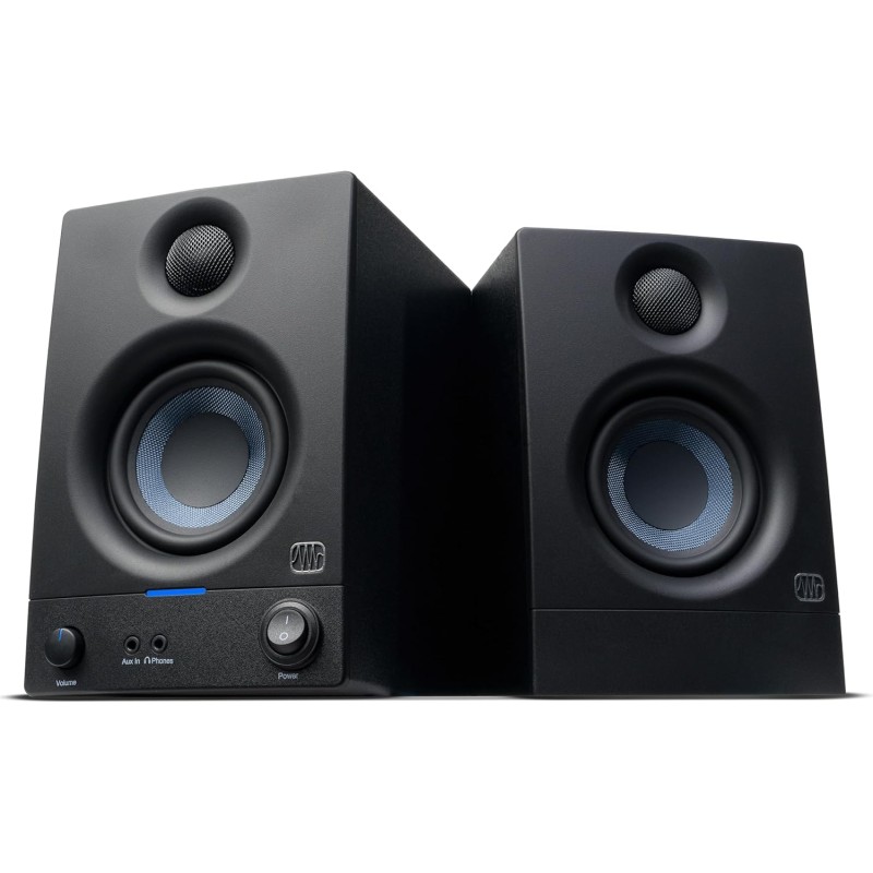 PreSonus Eris 3.5 Gen 2, Altoparlanti Attivi da Scrivania 3.5" per Multimedia, Gaming, Produzione Musicale di Qualità Studio, Potenza 50 W, Nero - 3.5" PreSonus Eris 3.5 Gen 2, Altoparlanti Attivi da Scrivania 3.5" per Multimedia, Gaming, Produzione Musicale di Qualità Studio, Potenza 50 W, Nero - 3.5"