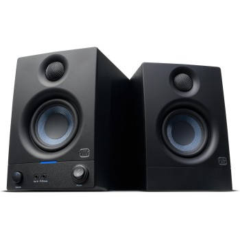 PreSonus Eris 3.5 Gen 2, Altoparlanti Attivi da Scrivania 3.5" per Multimedia, Gaming, Produzione Musicale di Qualità Studio, Potenza 50 W, Nero - 3.5"