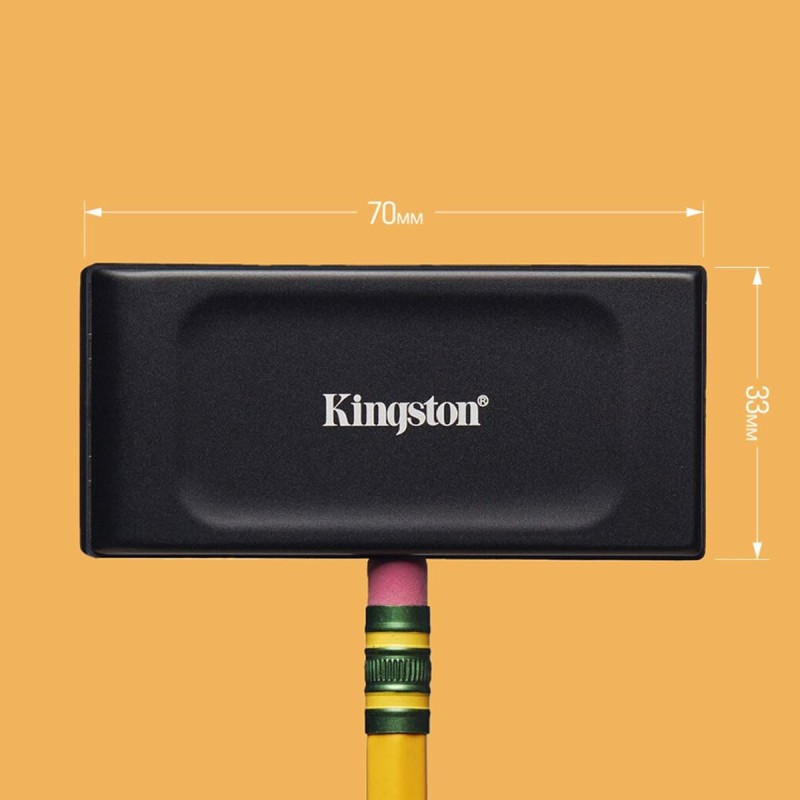 Kingston XS1000 2TB Drive a stato solido (SDD) esterno USB 3.2 Gen 2 SSD Portatile - SXS1000/2000G - 2TB