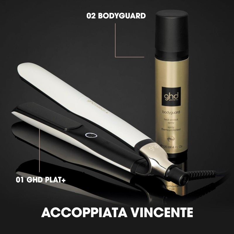 ghd Platinum+ Piastra & Styler Professionale Bianca – Capelli Più Forti, Maggiore Lucentezza, Protezione del Colore – Per Tutti i Tipi di Capelli ghd Platinum+ Piastra & Styler Professionale Bianca – Capelli Più Forti, Maggiore Lucentezza, Protezione del Colore – Per Tutti i Tipi di Capelli