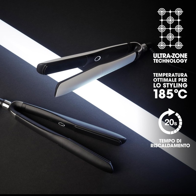 ghd Platinum+ Piastra & Styler Professionale Bianca – Capelli Più Forti, Maggiore Lucentezza, Protezione del Colore – Per Tutti i Tipi di Capelli ghd Platinum+ Piastra & Styler Professionale Bianca – Capelli Più Forti, Maggiore Lucentezza, Protezione del Colore – Per Tutti i Tipi di Capelli
