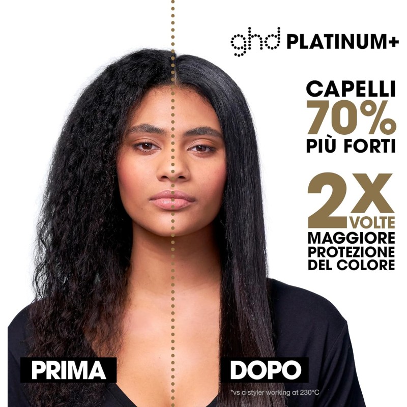 ghd Platinum+ Piastra & Styler Professionale Bianca – Capelli Più Forti, Maggiore Lucentezza, Protezione del Colore – Per Tutti i Tipi di Capelli ghd Platinum+ Piastra & Styler Professionale Bianca – Capelli Più Forti, Maggiore Lucentezza, Protezione del Colore – Per Tutti i Tipi di Capelli