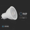 V-TAC Lampadine LED GU10-6W (Equivalenti a 60W) - 445 Lumen - Alta Luminosità - Faretto Led GU10 per Massima Efficienza e Risparmio Energetico - Luce Fredda 6400K