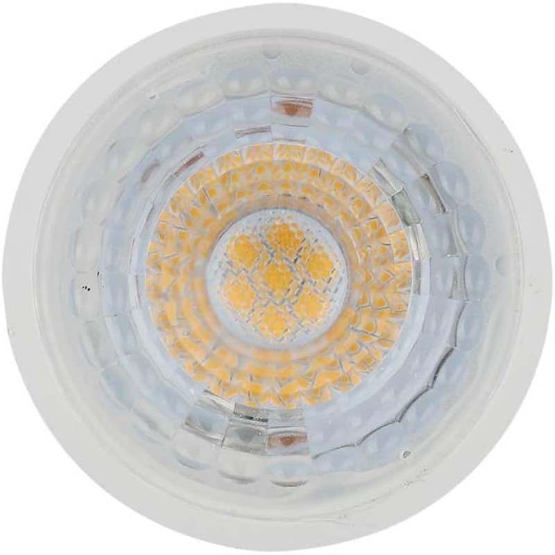 V-TAC Lampadine LED GU10-6W (Equivalenti a 60W) - 445 Lumen - Alta Luminosità - Faretto Led GU10 per Massima Efficienza e Risparmio Energetico - Luce Fredda 6400K