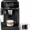 PHILIPS Serie 2300 Macchina da caffè automatica - 4 tipi di bevande, Display touch screen a colori, LatteGo, SilentBrew, Macinacaffè in ceramica al 100%, Filtro AquaClean. Nero Opaco (EP2330/10) - 4 bevande
