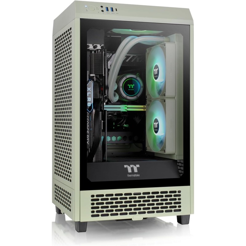 Thermaltake The Tower 200 | Mini Chassis |Mini-ITX | Matcha Green Thermaltake The Tower 200 | Mini Chassis |Mini-ITX | Matcha Green
