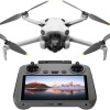 DJI Mini 4 Pro (con DJI RC 2), mini drone pieghevole per adulti con fotocamera in 4K, meno di 249 g, autonomia di volo di 34 min, trasmissione video di 20 km, rilevamento ostacoli omnidirezionale, C0