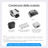 DJI Mini 4 Pro Fly More Combo con DJI RC 2 (radiocomando con schermo), mini drone con telecamera, meno di 249 g, autonomia di volo di 34 minuti, 2 batterie extra, C0