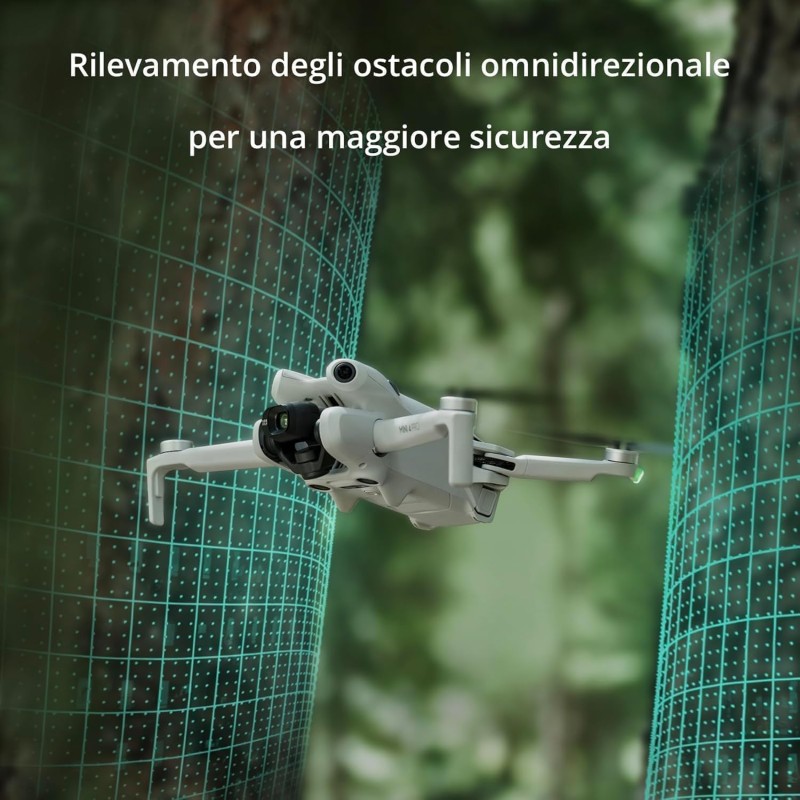 DJI Mini 4 Pro Fly More Combo con DJI RC 2 (radiocomando con schermo), mini drone con telecamera, meno di 249 g, autonomia di volo di 34 minuti, 2 batterie extra, C0