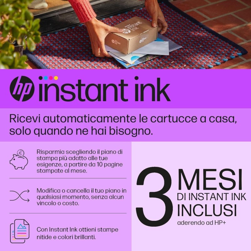 HP DeskJet 2820e 588K9B, Stampante Multifunzione a Getto d'Inchiostro A4 a Colori, Fronte e Retro Manuale, 7,5 ppm, Wi-Fi, HP Smart, 3 Mesi di Inchiostro Instant Ink Inclusi, Bianca HP DeskJet 2820e 588K9B, Stampante Multifunzione a Getto d'Inchiostro A4 a Colori, Fronte e Retro Manuale, 7,5 ppm, Wi-Fi, HP Smart, 3 Mesi di Inchiostro Instant Ink Inclusi, Bianca