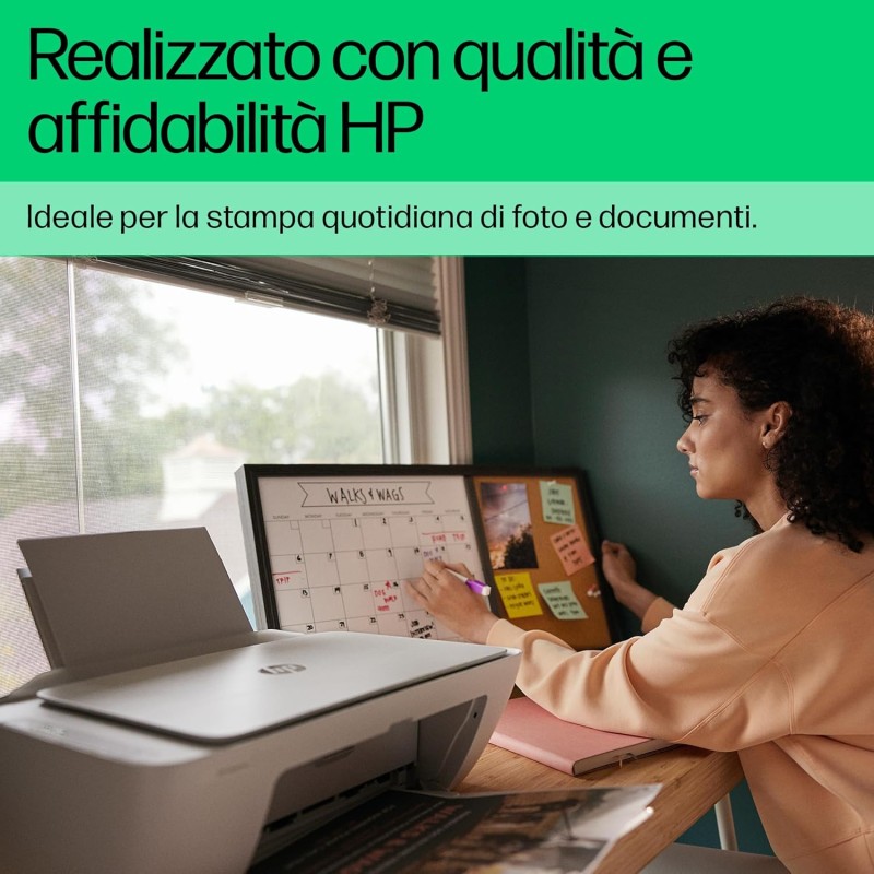 HP DeskJet 2820e 588K9B, Stampante Multifunzione a Getto d'Inchiostro A4 a Colori, Fronte e Retro Manuale, 7,5 ppm, Wi-Fi, HP Smart, 3 Mesi di Inchiostro Instant Ink Inclusi, Bianca HP DeskJet 2820e 588K9B, Stampante Multifunzione a Getto d'Inchiostro A4 a Colori, Fronte e Retro Manuale, 7,5 ppm, Wi-Fi, HP Smart, 3 Mesi di Inchiostro Instant Ink Inclusi, Bianca