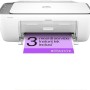 HP DeskJet 2820e 588K9B, Stampante Multifunzione a Getto d'Inchiostro A4 a Colori, Fronte e Retro Manuale, 7,5 ppm, Wi-Fi, HP Smart, 3 Mesi di Inchiostro Instant Ink Inclusi, Bianca
