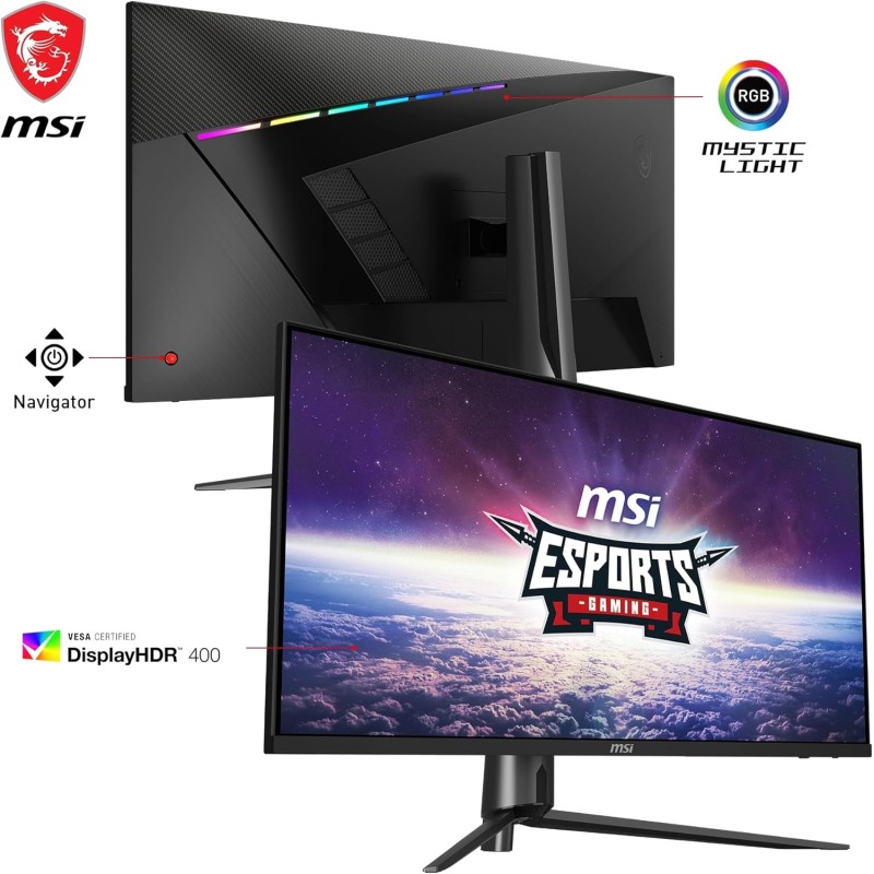 MSI MAG401QR Monitor gaming 40" UWQHD - Pannello IPS 3440 x 1440, 155 Hz / 1ms, VESA - DisplayPort 1.4a & HDMI 2.0 & Porta Type C, Nero - 155 Hz MSI MAG401QR Monitor gaming 40" UWQHD - Pannello IPS 3440 x 1440, 155 Hz / 1ms, VESA - DisplayPort 1.4a & HDMI 2.0 & Porta Type C, Nero - 155 Hz