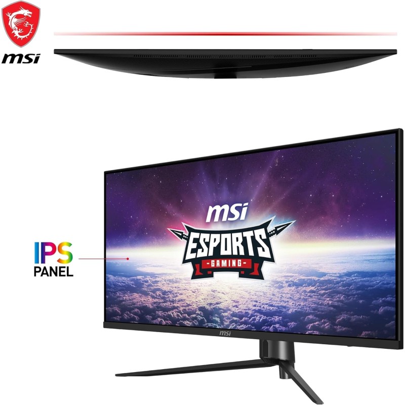 MSI MAG401QR Monitor gaming 40" UWQHD - Pannello IPS 3440 x 1440, 155 Hz / 1ms, VESA - DisplayPort 1.4a & HDMI 2.0 & Porta Type C, Nero - 155 Hz MSI MAG401QR Monitor gaming 40" UWQHD - Pannello IPS 3440 x 1440, 155 Hz / 1ms, VESA - DisplayPort 1.4a & HDMI 2.0 & Porta Type C, Nero - 155 Hz