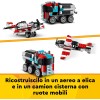 LEGO Creator 31146 3 in 1 Helicopter Truck, Games for Children and Girls from 7 Years, Rebuildable Toy Truck in Plane, Tanker or Racing Car and SUV, Birthday Gift Idea