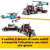 LEGO Creator 31146 3 in 1 Helicopter Truck, Games for Children and Girls from 7 Years, Rebuildable Toy Truck in Plane, Tanker or Racing Car and SUV, Birthday Gift Idea