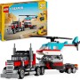LEGO Creator 31146 3 in 1 Helicopter Truck, Games for Children and Girls from 7 Years, Rebuildable Toy Truck in Plane, Tanker or Racing Car and SUV, Birthday Gift Idea