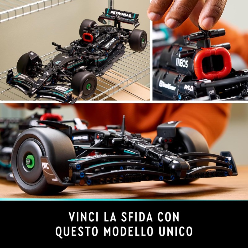 LEGO Technic Mercedes-AMG F1 W14 E Performance, Modellino da Costruire di Auto da Corsa per Adulti, Macchina in Scala 1:8, Kit Modellismo Supercar, Idea Regalo per Lui, Lei, Marito o Moglie 42171