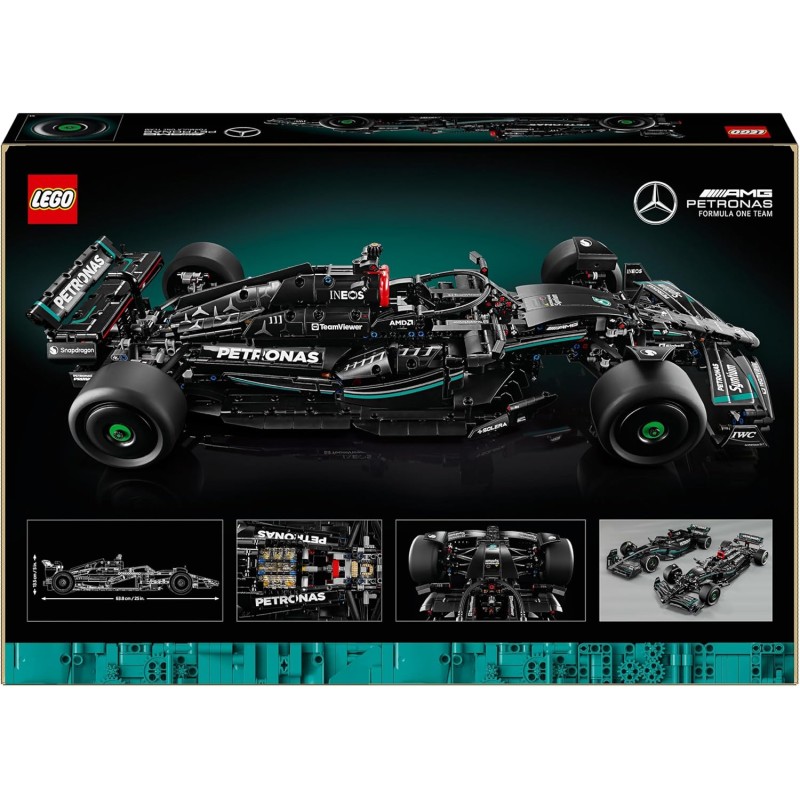 LEGO Technic Mercedes-AMG F1 W14 E Performance, Modellino da Costruire di Auto da Corsa per Adulti, Macchina in Scala 1:8, Kit Modellismo Supercar, Idea Regalo per Lui, Lei, Marito o Moglie 42171