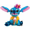 LEGO | Disney Stitch Toy - Play and Display Figure with Ice Cream Cone and Decorative Flower - Gift for Girls, Children and Lilo and Stitch Movie Fans from 9 Years and Up - 43249