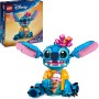 LEGO | Disney Stitch Toy - Play and Display Figure with Ice Cream Cone and Decorative Flower - Gift for Girls, Children and Lilo and Stitch Movie Fans from 9 Years and Up - 43249
