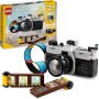 LEGO Creator 3 in 1 Fotocamera Retro, Macchina Fotografica Giocattolo da Costruire Trasformabile in Videocamera o TV Vintage, Giochi per Bambini e Bambine da 8 Anni, Idea Regalo di Compleanno 31147