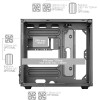 Mars Gaming MC-VIEW, Case Mini Tower Gaming Micro-ATX, Vetro Temperato a 90° Senza Cornice, Struttura Modulare a Doppia Camera, Supporto Completo per il Raffreddamento a Liquido, Rosa Mars Gaming MC-VIEW, Case Mini Tower Gaming Micro-ATX, Vetro Temperato a 90° Senza Cornice, Struttura Modulare a Doppia Camera, Supporto Completo per il Raffreddamento a Liquido, Rosa