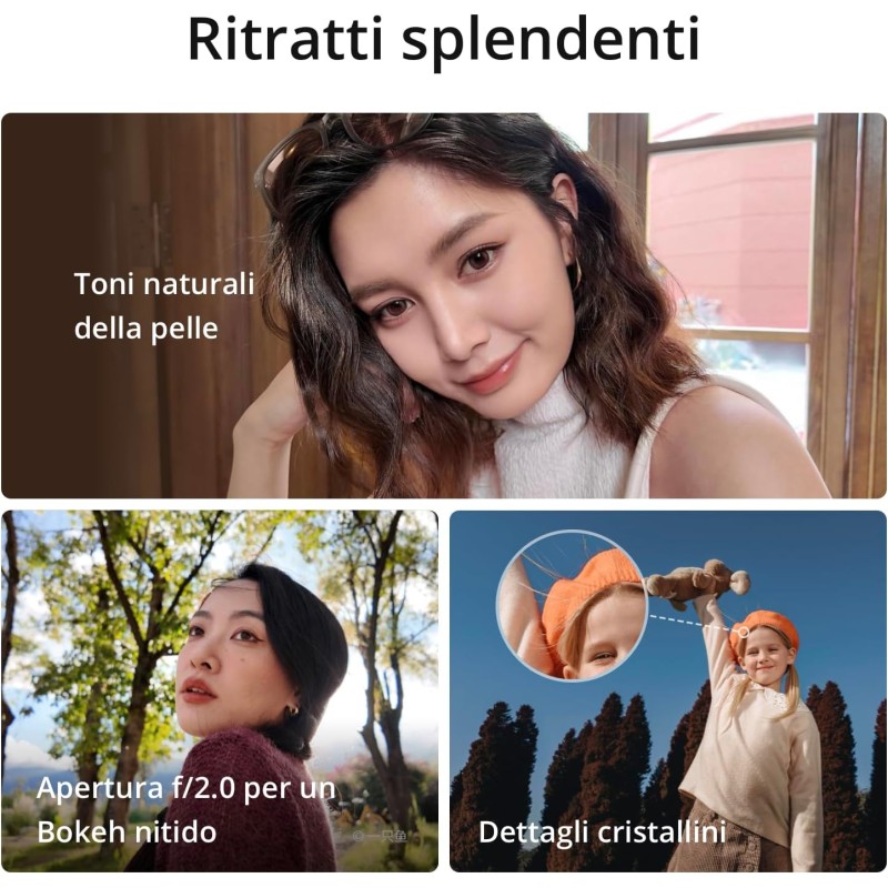 DJI Osmo Pocket 3 Creator Combo, fotocamera digitale con CMOS da 1'' e video 4K/120fps, stabilizzazione a 3 assi, tracciamento volti/oggetti, messa a fuoco rapida, microfono incluso, vlog camera DJI Osmo Pocket 3 Creator Combo, fotocamera digitale con CMOS da 1'' e video 4K/120fps, stabilizzazione a 3 assi, tracciamento volti/oggetti, messa a fuoco rapida, microfono incluso, vlog camera