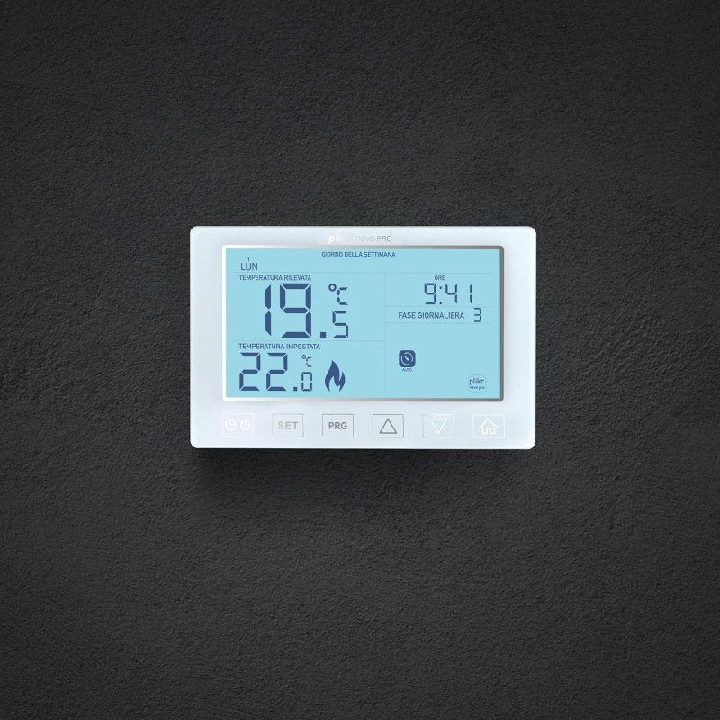 Plikc - Cronotermostato settimanale digitale - Neve (Neve PRO)