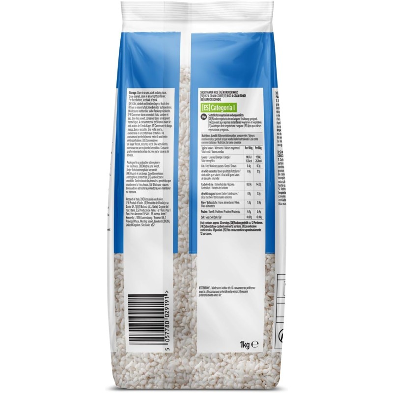 by Amazon Riso A Grani Tondi, 1kg by Amazon Riso A Grani Tondi, 1kg