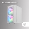 Mars Gaming MC-ME, Case Gaming Compatto MicroATX, Finestra Laterale in Vetro Temperato, Design Frontale Total-Mesh Geometrico, 2 Ventole FRGB da 120mm, Bianco Mars Gaming MC-ME, Case Gaming Compatto MicroATX, Finestra Laterale in Vetro Temperato, Design Frontale Total-Mesh Geometrico, 2 Ventole FRGB da 120mm, Bianco