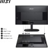 MSI PRO MP245V Monitor da 23,8" Full HD - Pannello VA (1920 x 1080), 100 Hz (con cavo HDMI), Schermo Eye-Friendly, Montabile VESA, Supporto Display Kit, Regolabile in inclinazione - HDMI 1.4, D-Sub - 24" Nero MSI PRO MP245V Monitor da 23,8" Full HD - Pannello VA (1920 x 1080), 100 Hz (con cavo HDMI), Schermo Eye-Friendly, Montabile VESA, Supporto Display Kit, Regolabile in inclinazione - HDMI 1.4, D-Sub - 24" Nero