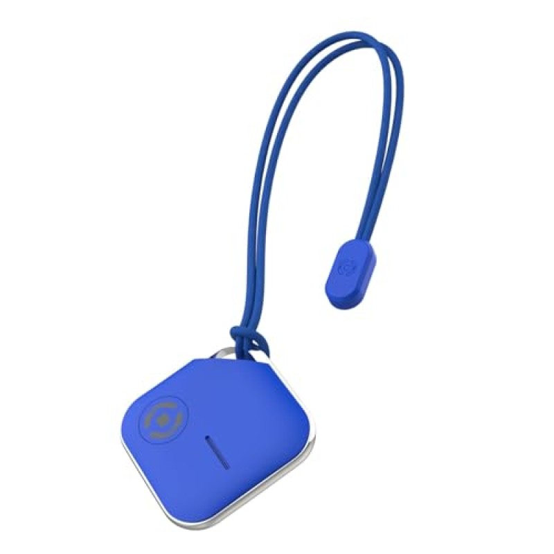Celly Smartfinder Blue, Trova Ogetti GPS Compatibile con IOS, GPS Auto Localizzatore con App Dov'è, Mini GPS Tracker per Auto, Chiavi, Zaini - Blue