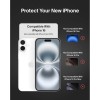 Belkin ScreenForce TemperedGlass Proteggi schermo antimicrobico, pellicola protettiva, vetro temprato per iPhone 15/14 Pro, trasparente, antigraffio, include supporto per un'applicazione senza bolle