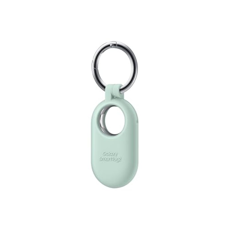 SAMSUNG Galaxy SmartTag2 Silicone Case, GPS Tracker Holder, Tracking Device Protective Cover with Key Ring, Soft Touch, EF-PT560CMEGUS, Mint SAMSUNG Galaxy SmartTag2 Silicone Case, GPS Tracker Holder, Tracking Device Protective Cover with Key Ring, Soft Touch, EF-PT560CMEGUS, Mint