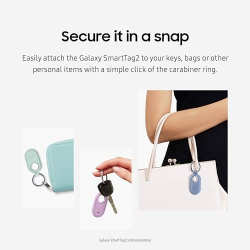 SAMSUNG Galaxy SmartTag2 Silicone Case, GPS Tracker Holder, Tracking Device Protective Cover with Key Ring, Soft Touch, EF-PT560CMEGUS, Mint SAMSUNG Galaxy SmartTag2 Silicone Case, GPS Tracker Holder, Tracking Device Protective Cover with Key Ring, Soft Touch, EF-PT560CMEGUS, Mint